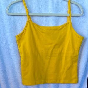 Real Comfort Sport Tank W/ Wick Camisole Yellow; NWT; M